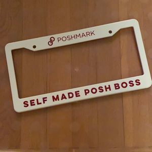 Official Poshmark license plate posh boss